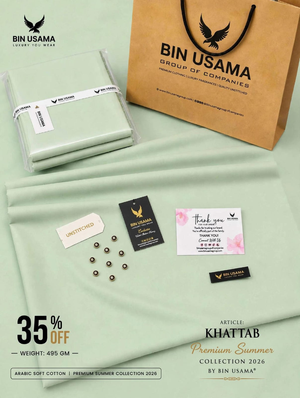 KHATTAB-ARABIC SOFT COTTON
