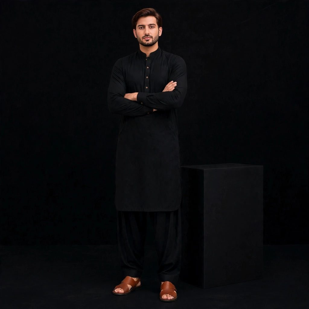 KHATTAB-ARABIC SOFT COTTON - BLACK