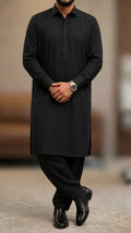 HAIDER-COMMANDO  BLACK-4 SEASON WASH N WEAR
