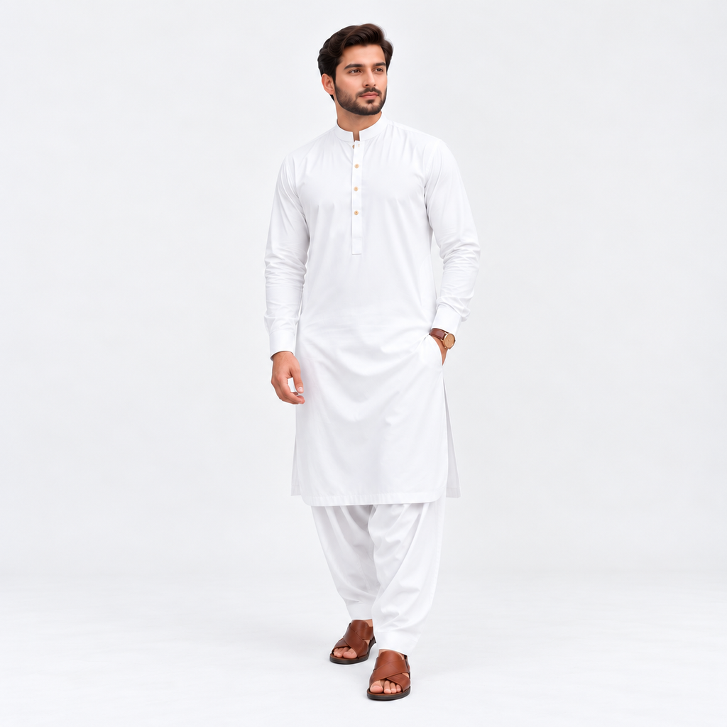 KHATTAB-ARABIC SOFT COTTON - OFF WHITE