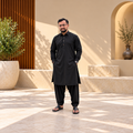 HAIDER-COMMANDO  BLACK-4 SEASON WASH N WEAR