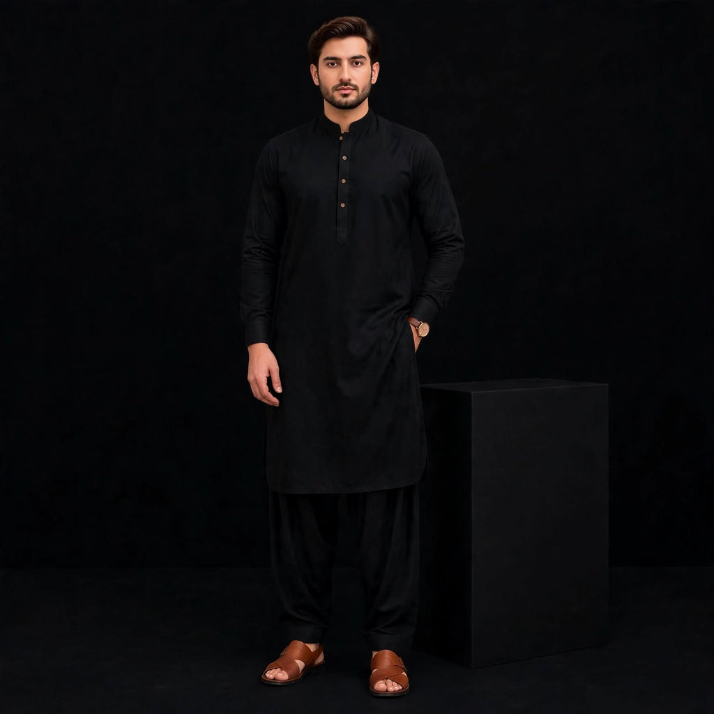 KHATTAB-ARABIC SOFT COTTON - BLACK