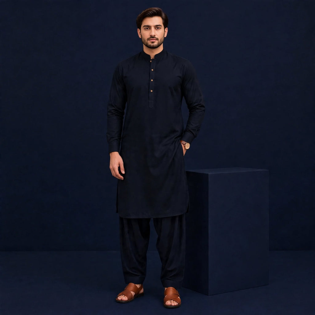 KHATTAB-ARABIC SOFT COTTON - DARK NEAVY BLUE