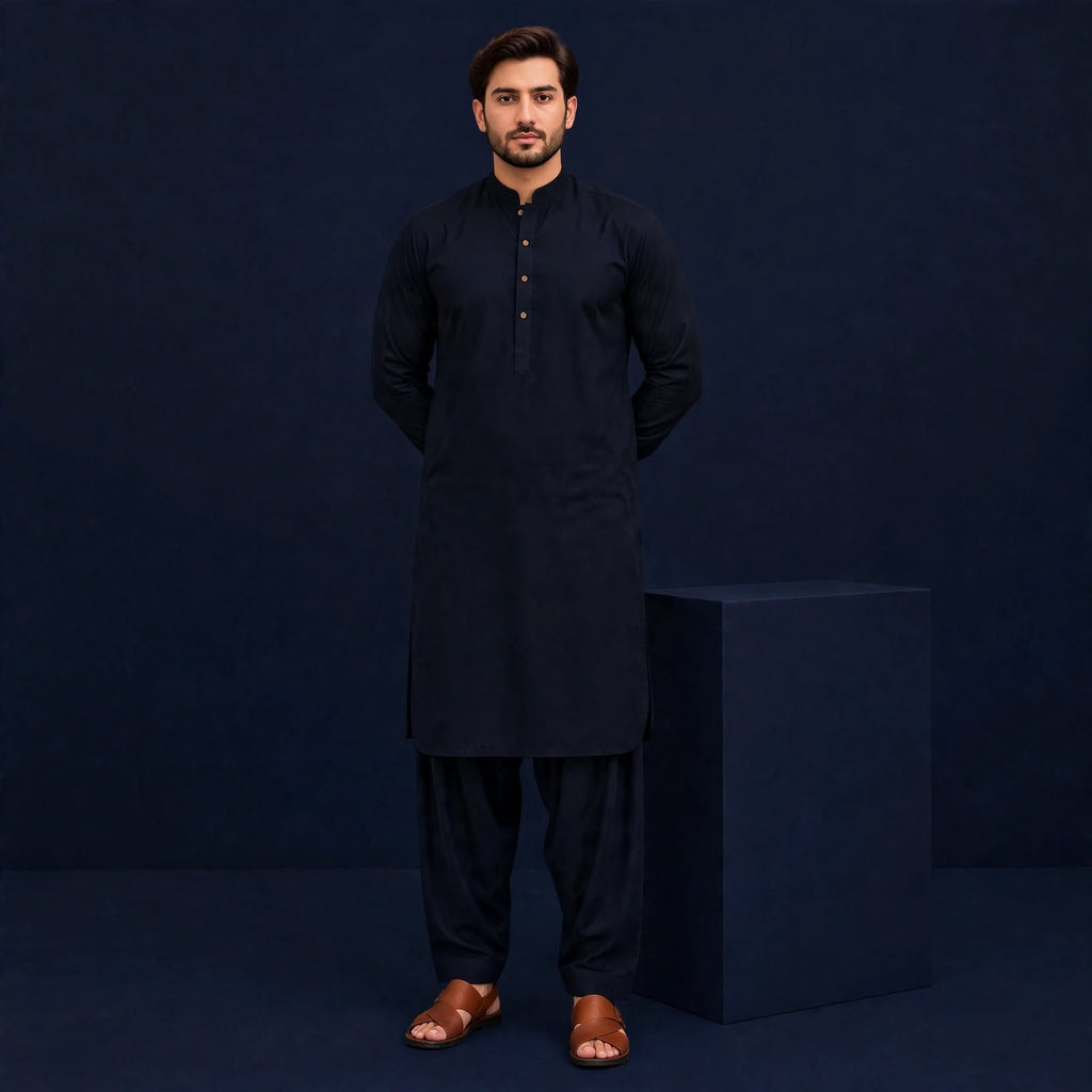 KHATTAB-ARABIC SOFT COTTON - DARK NEAVY BLUE
